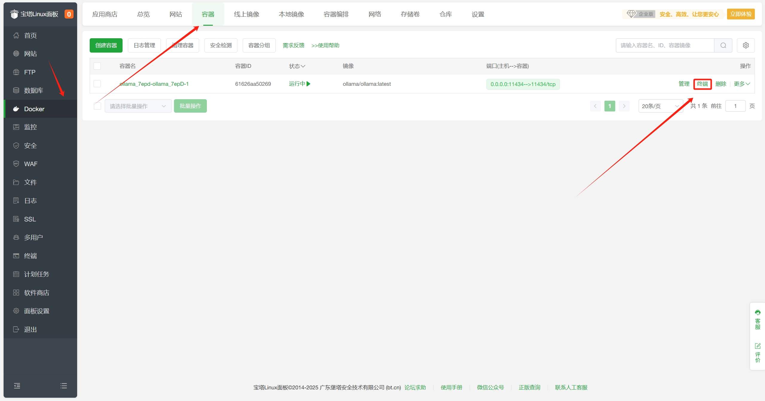 使用宝塔面板部署一个属于自己的 DeepSeek